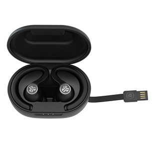 JLab Jbuds Air Sport, black - True-wireless Sport Earbuds