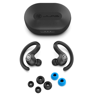 JLab Jbuds Air Sport, black - True-wireless Sport Earbuds