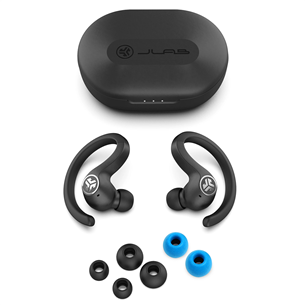 JLab Jbuds Air Sport, черный - Полностью беспроводные спортивные наушники