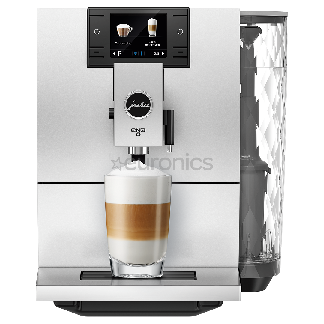 JURA ENA8, hõbedane/must - Espressomasin