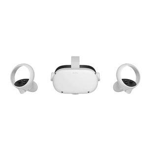 Meta Quest 2, 256 GB, Touch juhtpuldid, valge - VR peakomplekt