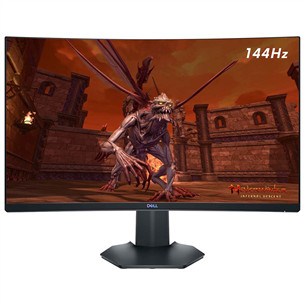Dell S2721HGF, 27'', FHD, LED VA, 144 Hz, nõgus, must - Monitor