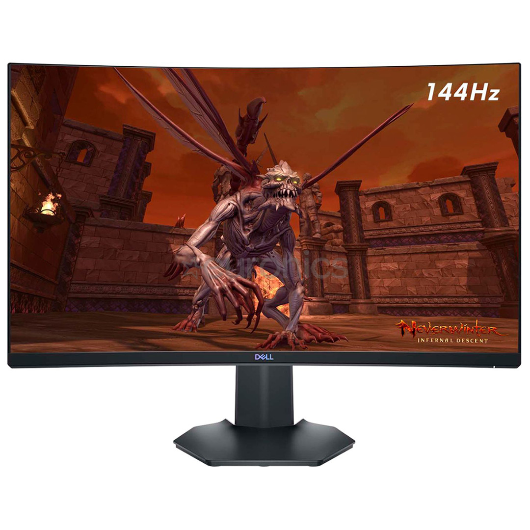 Dell S2721HGF, 27'', FHD, LED VA, 144 Hz, nõgus, must - Monitor