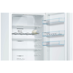 Bosch, height 203 cm, 368 L, white - Refrigerator