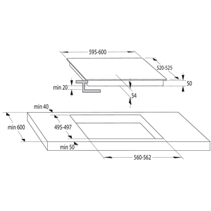 Integreeritav induktisoonpliidiplaat Gorenje