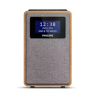 Philips, FM/DAB+, minimalist, brown - Compact radio TAR5005/10