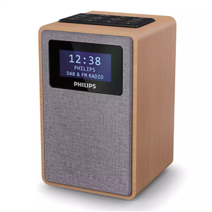 Philips, FM/DAB+, minimalistlik, pruun - Kompaktne raadio
