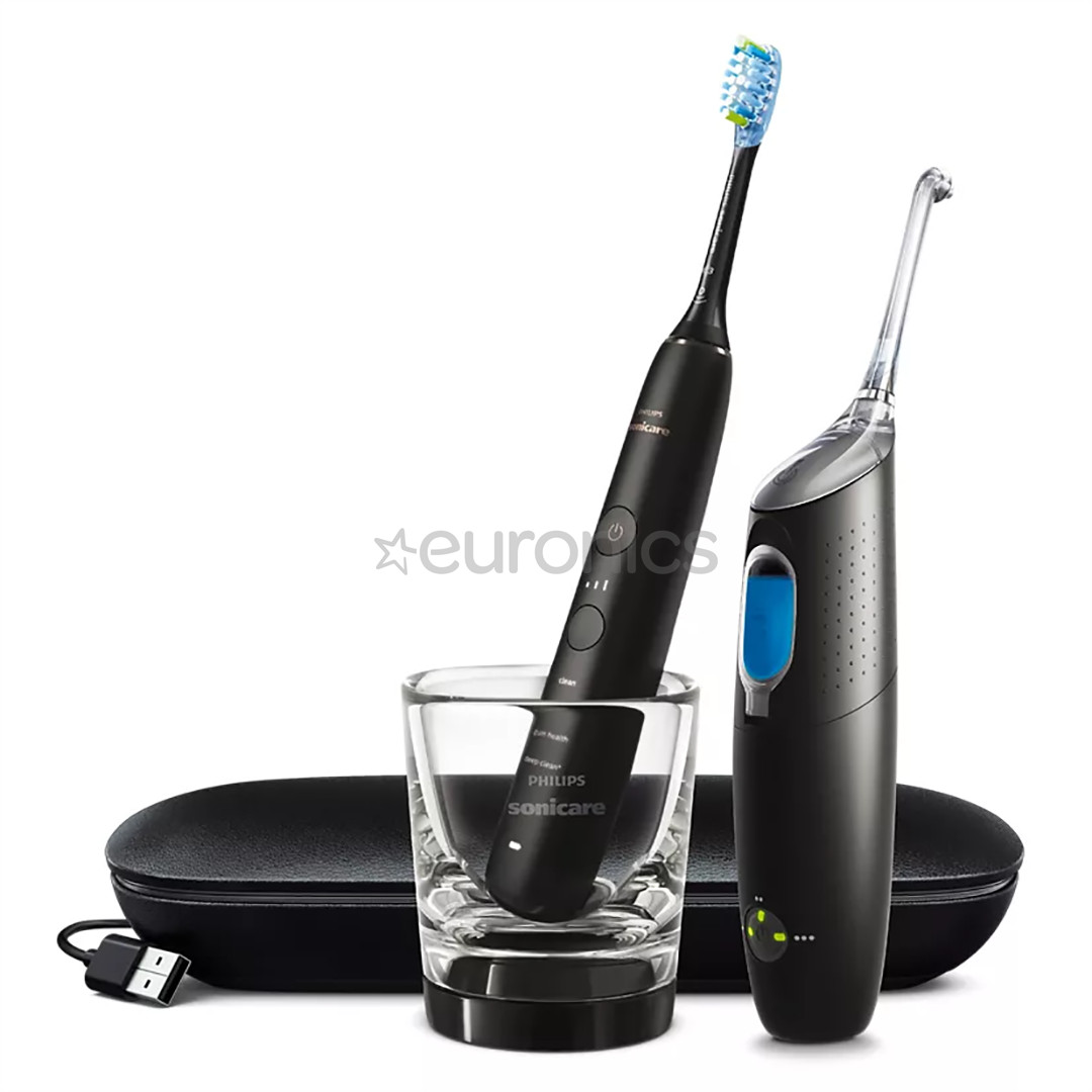 Electric toothbrush Philips Diamond Clean 9000 + AirFloss Ultra