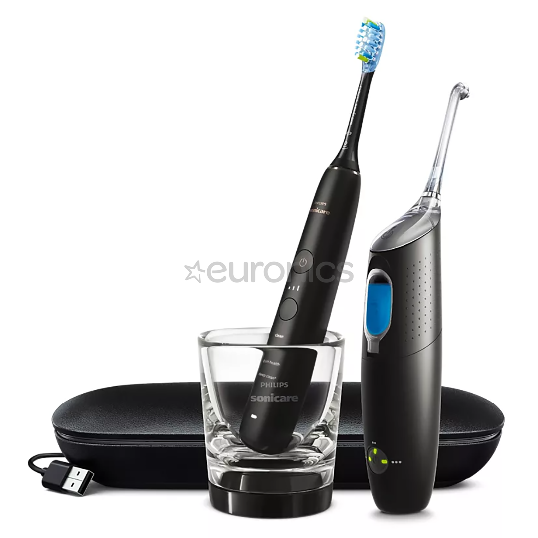 Elektriline hambahari Philips Diamond Clean 9000 + hambavahede puhastaja AirFloss Ultra