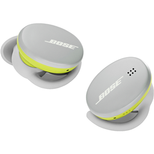 Bose Sport Earbuds, gray/lime - Wireless In-ear Sport Headphones