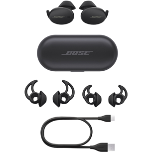Bose Sport Earbuds, черный - Беспроводные внутриканальные спортивные наушники
