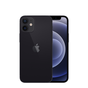 Apple iPhone 12 mini, 64 GB, black - Smartphone