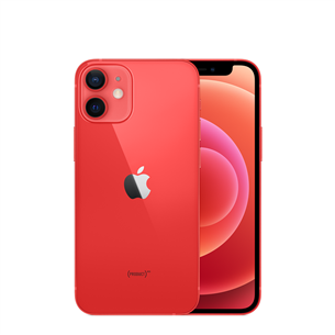 Apple iPhone 12 mini, 64 GB, (PRODUCT)RED - Nutitelefon