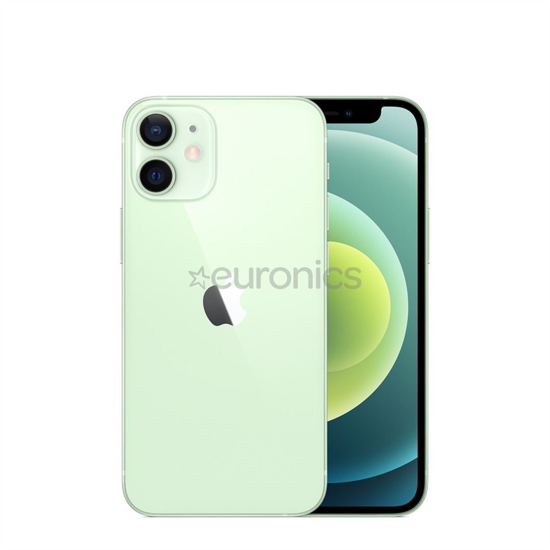 Apple iPhone 12 mini, 64 GB, roheline - Nutitelefon