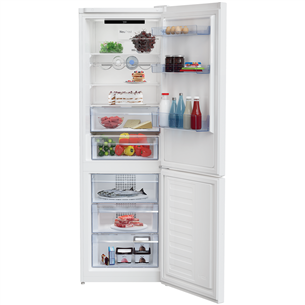 Beko, height 185.2 cm, 324 L, white - Refrigerator