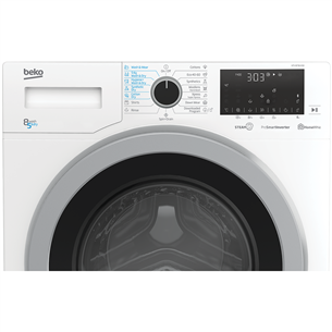 Beko, 8/5 kg, depth 55 cm, 1400 rpm - Washer-Dryer Combo