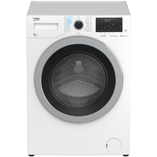 Beko 8/5 kg, sügavus 55 cm, 1400 p/m - Kuivatiga pesumasin