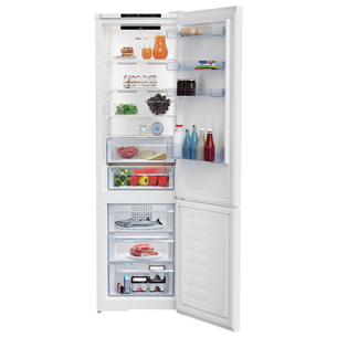 Beko NoFrost, высота 202,5 см, 362 л, белый - Холодильник