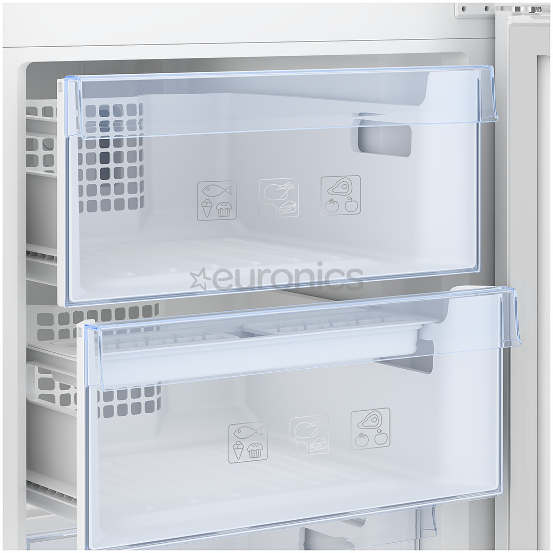 Beko NoFrost, высота 202,5 см, 362 л, белый - Холодильник