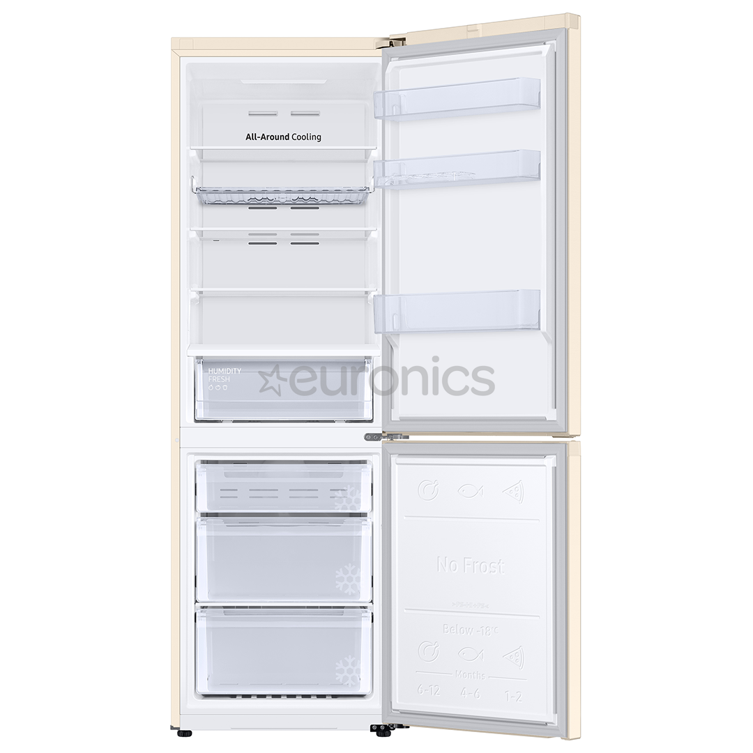 Samsung, NoFrost, 344 L, kõrgus 186 cm, beež - Külmik