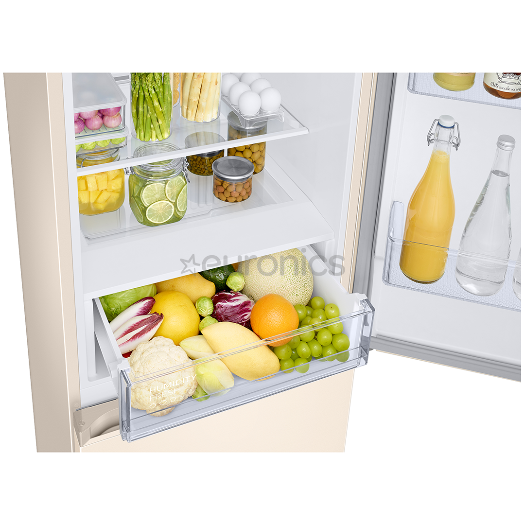 Samsung, NoFrost, 344 L, kõrgus 186 cm, beež - Külmik