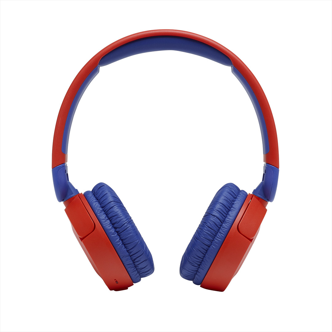 JBL JR 310, красный/синий - Полноразмерные беспроводные наушники