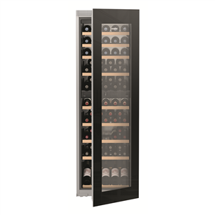 Liebherr, 83 bottles, height 178 cm, black - Built-in Wine Cabinet