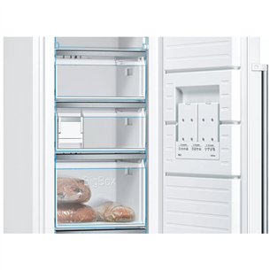 Bosch, ice maker, 242 L, height 186 cm, white - Freezer