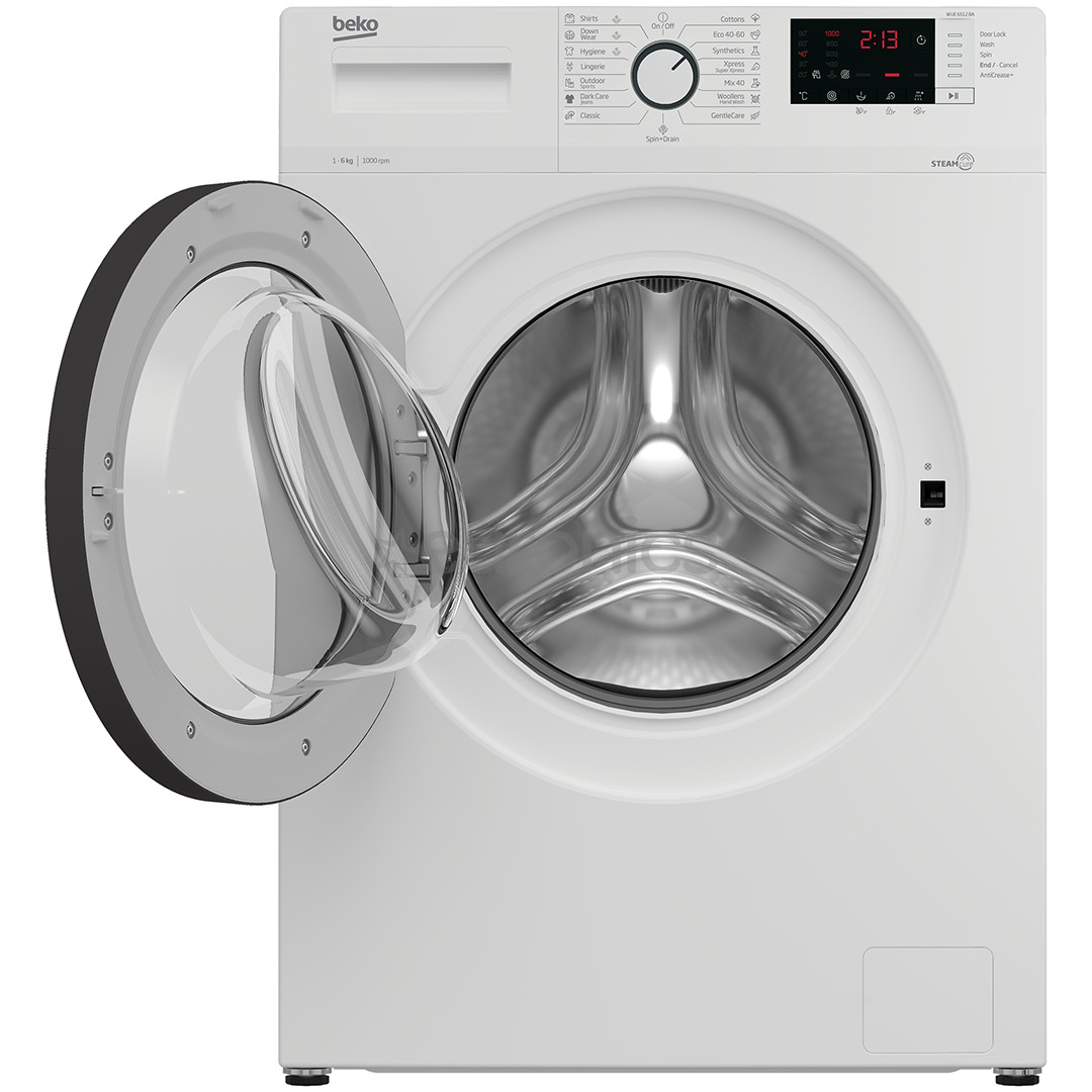 Beko, 6 kg, sügavus 40 cm, 1000 p/min - Eestlaetav pesumasin