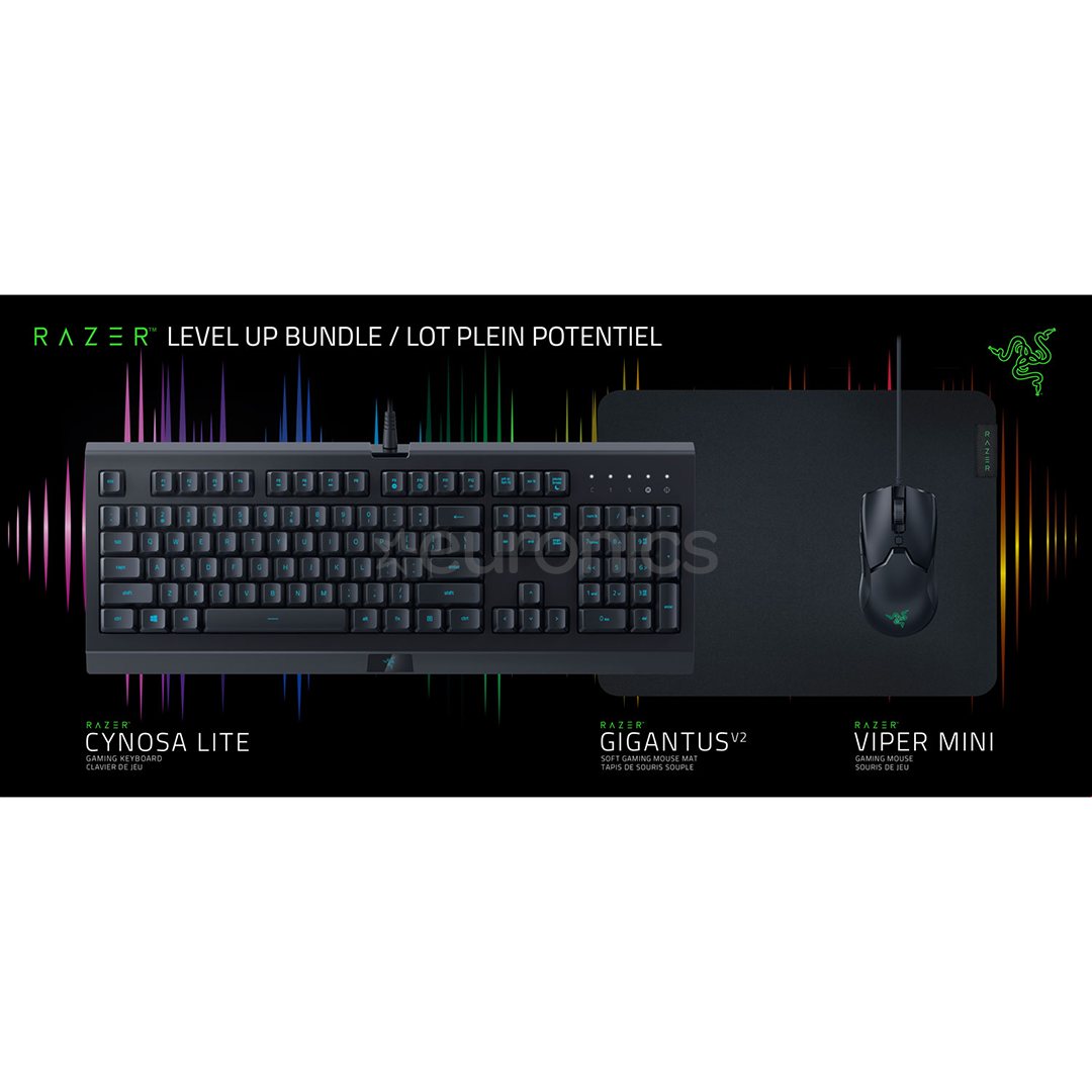 Razer Level Up, ENG, black - Desktop