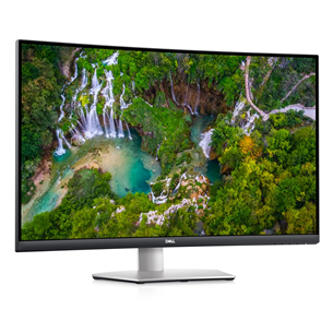 Dell S3221QS, 32'', 4K UHD, LED VA, nõgus, hõbedane - Monitor