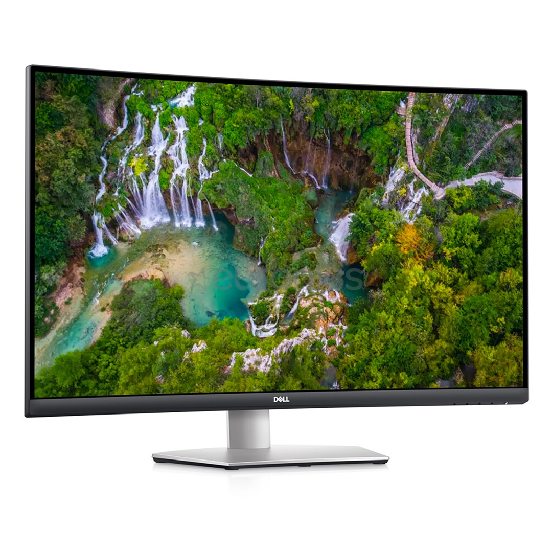 Dell S3221QS, 32'', 4K UHD, LED VA, curved, silver - Monitor