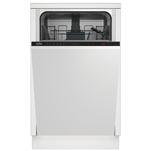 Beko, 10 place settings, width 44,8 cm - Built-in dishwasher