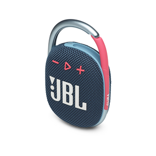 JBL Clip 4, sinine/roosa - Kaasaskantav juhtmevaba kõlar JBLCLIP4BLUP