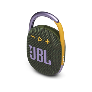 JBL Clip 4, roheline - Kaasaskantav juhtmevaba kõlar JBLCLIP4GRN