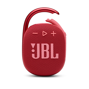 JBL Clip 4, punane - Kaasaskantav juhtmevaba kõlar