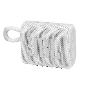 JBL GO 3, белый - Портативная беспроводная колонка