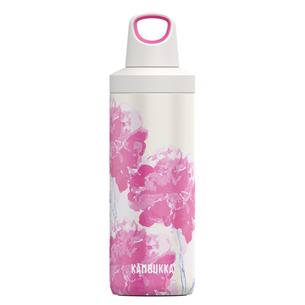 Kambukka Reno Insulated, 500 ml, white/pink - Water thermo bottle 11-05012