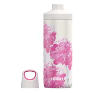Kambukka Reno Insulated, 500 ml, white/pink - Water thermo bottle