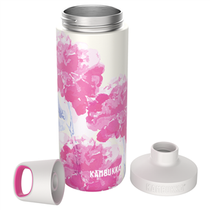 Kambukka Reno Insulated, 500 ml, white/pink - Water thermo bottle