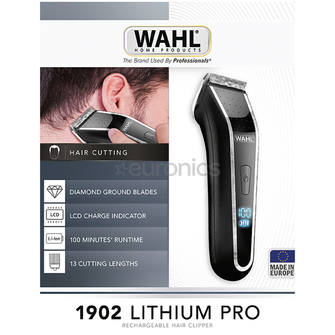 Машинка для стрижки волос Wahl Lithium Pro LCD 1902