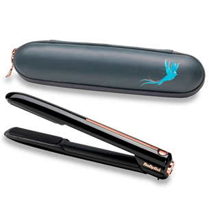 BaByliss, 160-200°C, черный/медный - Беспроводной выпрямитель для волос