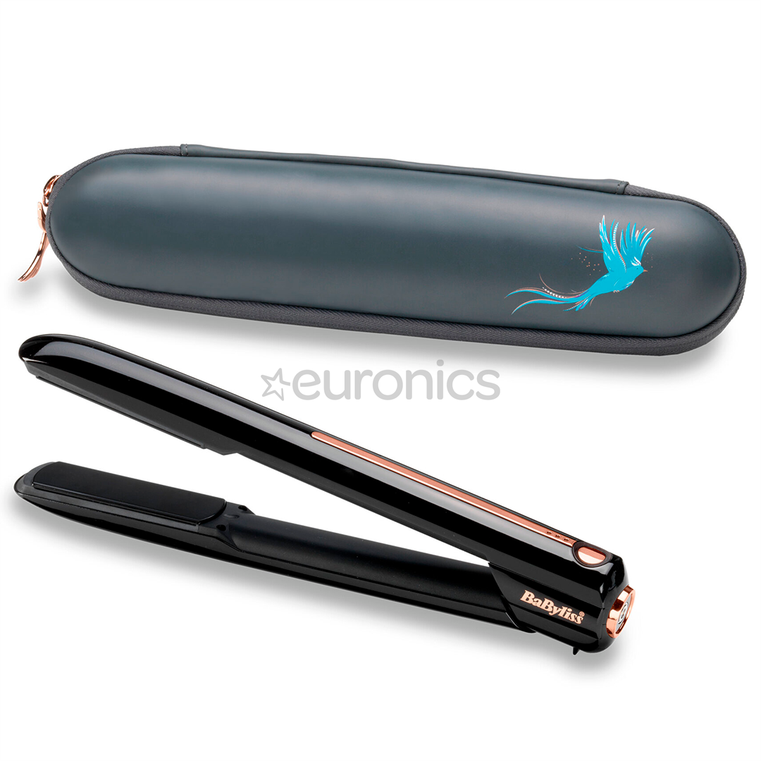 BaByliss, 160-200°C, черный/медный - Беспроводной выпрямитель для волос