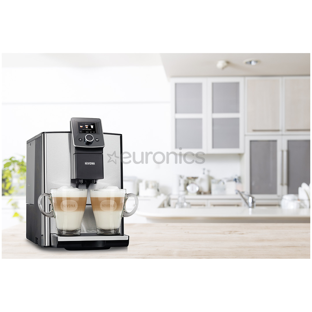 Nivona CafeRomatica 825, roostevaba teras - Espressomasin