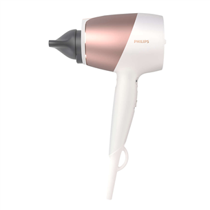 Philips Prestige SenseIQ, 1800 W, white/pink - Hair dryer