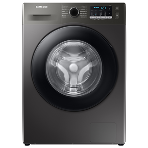 Samsung, 7 kg, depth 55 cm, 1400 rpm, grey - Front Load Washing Machine WW70TA046AX/LE