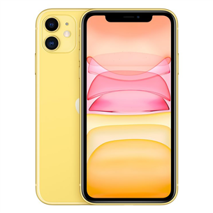 Apple iPhone 11, 64 GB, kollane - Nutitelefon