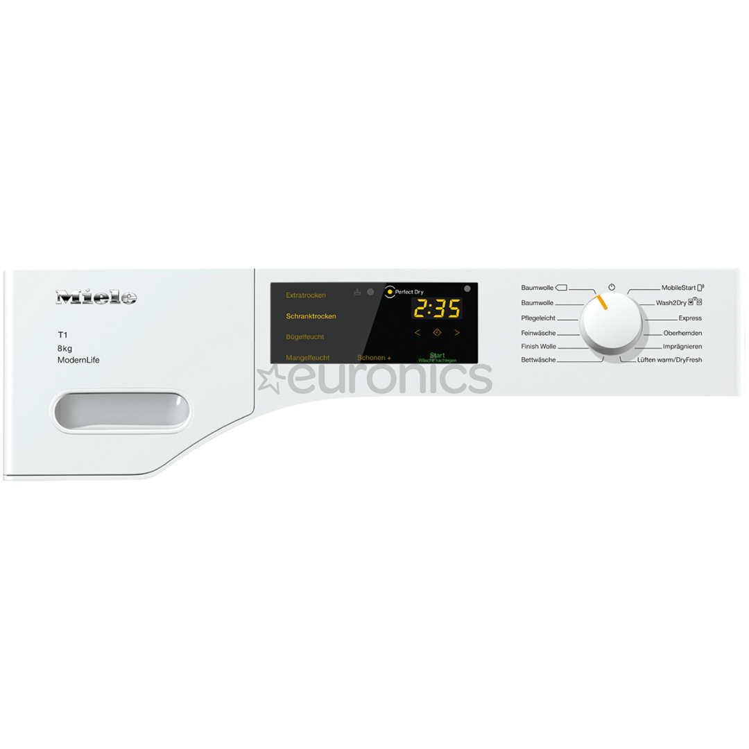 Miele, 8 kg, sügavus 64,3 cm - Pesukuivati