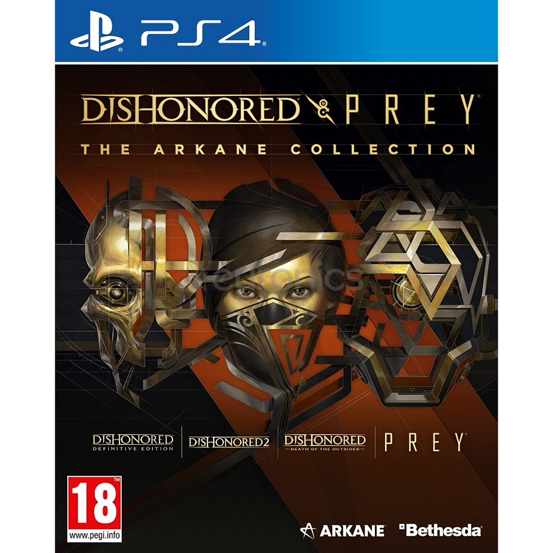 PS4 mäng Dishonored and Prey: The Arkane Collection
