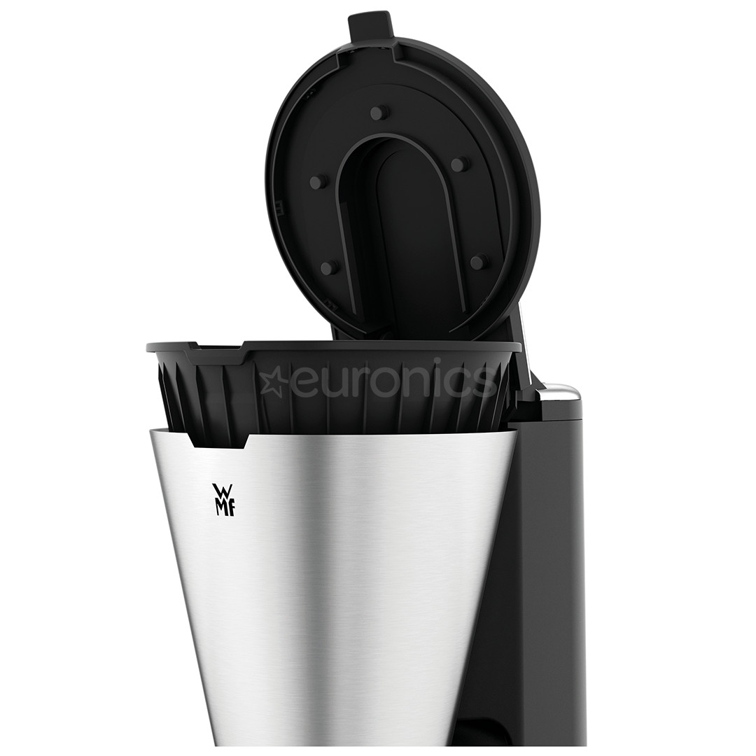 WMF KITCHENminis Aroma, резервуар для воды 0,625 л, черный/нерж. сталь - Капельная кофеварка